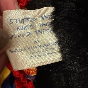 Build-A-Bear Black and Red Plush